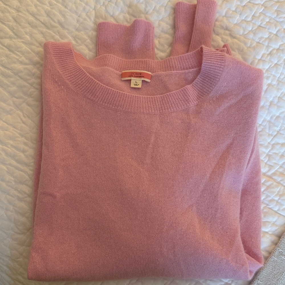 J. Crew Blush Crew Neck Sweater